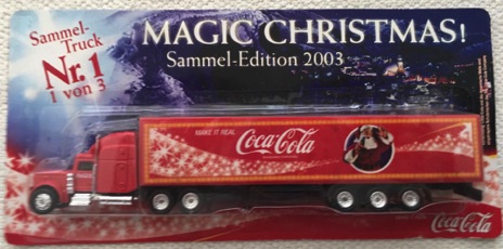 10139-2 € 6,00 coca cola vrachtwagen nr 1 van 3 kerstman met flesje 18 cm (1x zonder doos).jpeg